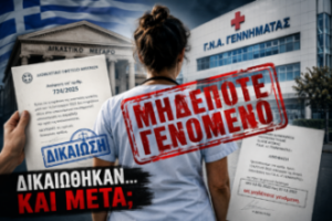 Από τη δικαίωση… στο “μηδέποτε γενόμενο”…