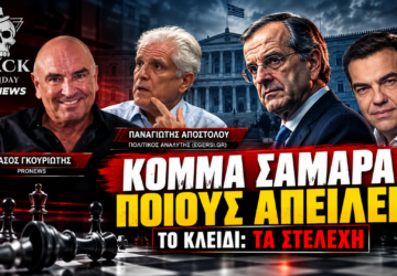 Παναγιώτης Αποστόλου στο Black Monday του PRONEWS για κόμμα Σαμαρά, στελέχωση και πολιτική σκηνή